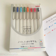 Load image into Gallery viewer, Uni-ball One Gel Pens: Set of 8