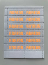 Load image into Gallery viewer, Decorative Stamps: ANALOG (ORANGE)