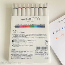 Load image into Gallery viewer, Uni-ball One Gel Pens: Set of 8