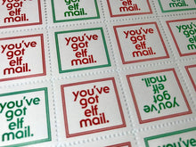 Load image into Gallery viewer, Decorative Stamps: YOU'VE GOT ELF MAIL