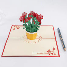 Load image into Gallery viewer, Greeting Card: Pop-Up Roses