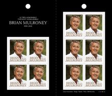 Load image into Gallery viewer, Canadian Postage: 2025 Brian Mulroney Domestic Stamps
