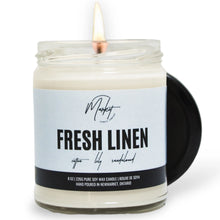 Load image into Gallery viewer, Candle: Fresh Linen Soy Candle