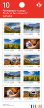 Load image into Gallery viewer, Canadian Postage: 2024 Domestic "P" Stamps - Far and Wide Landscapes