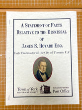 Load image into Gallery viewer, Book: The Dismissal of James S. Howard Esq.