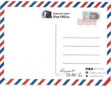 Load image into Gallery viewer, Postcard: Toronto's First Post Office Stamp