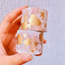 Load image into Gallery viewer, Washi Tape: Golden Sakura Blossoms