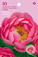 Load image into Gallery viewer, Canadian Postage: 2025 Peonies Domestic Stamps