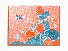 Load image into Gallery viewer, Greeting Card: Thank You - Strawberries!