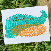 Load image into Gallery viewer, Greeting Card: Thank You - Fern & Pinecone