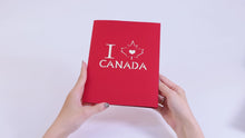 Load and play video in Gallery viewer, Greeting Card: Pop-Up Canada ❤️