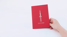 Load and play video in Gallery viewer, Greeting Card: Pop-Up Toronto Skyline