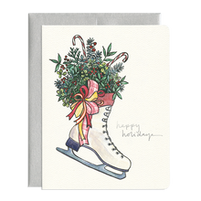 Load image into Gallery viewer, Boxed Greeting Cards: FIGURE SKATE WREATH