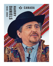 Load image into Gallery viewer, Canadian Postage: 2022 Indigenous Leaders – Harry Daniels Domestic Stamps