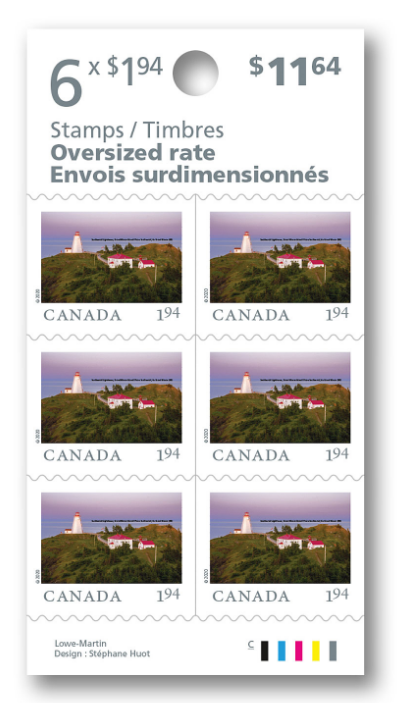 Canada Post Domestic Permanent Postage Stamp Booklet, 10 Pack