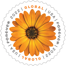 Load image into Gallery viewer, United States Postal Service Postage: African Daisy Global Forever Stamps