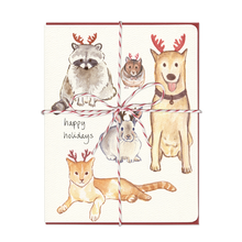 Load image into Gallery viewer, Boxed Greeting Cards: HOLIDAY ANTLERS