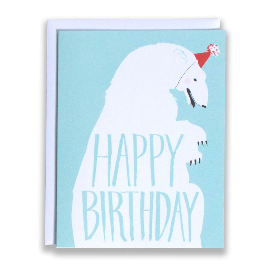 Greeting Card: Polar Bear Birthday