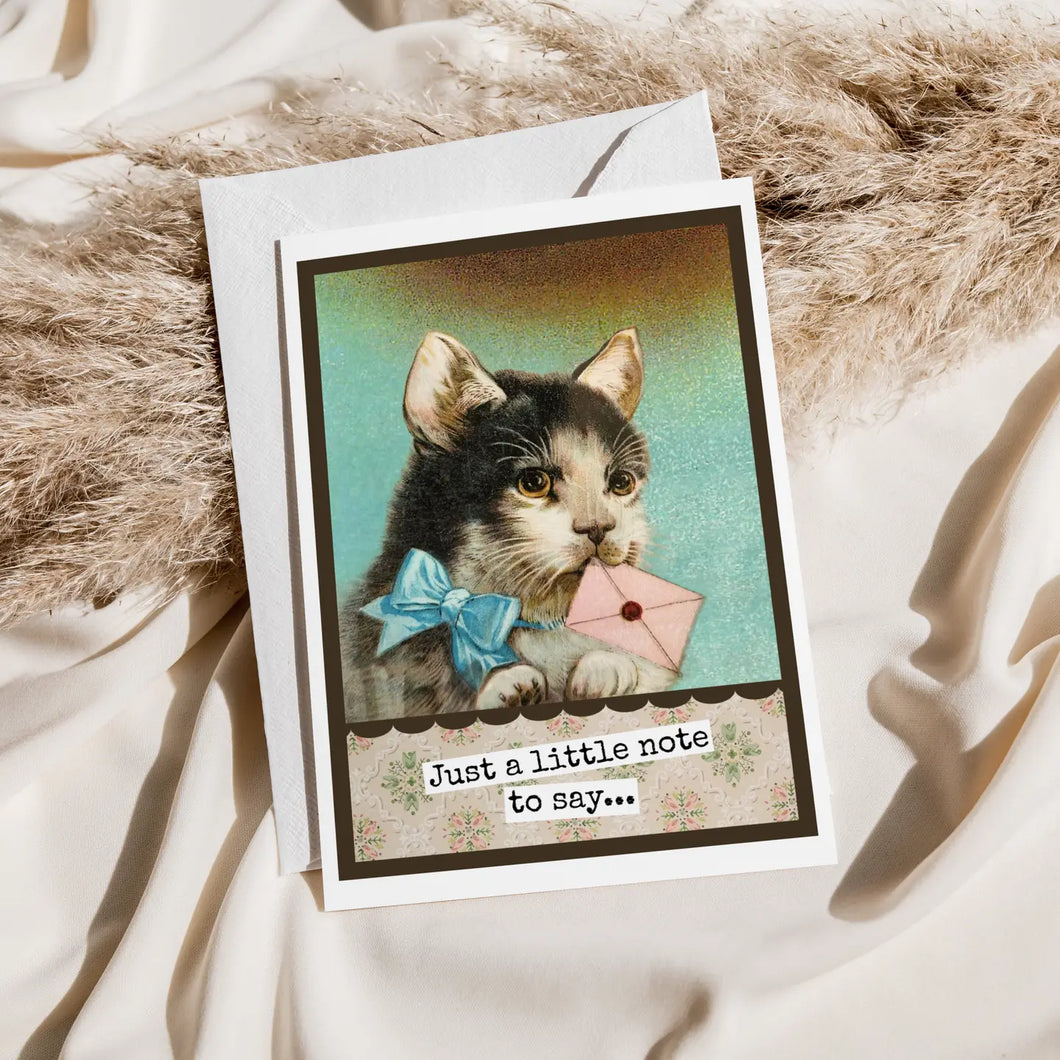 Greeting Card: Just a Little Note