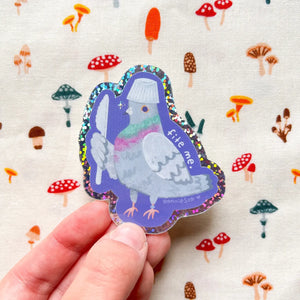 Sticker: Fight Me Pigeon