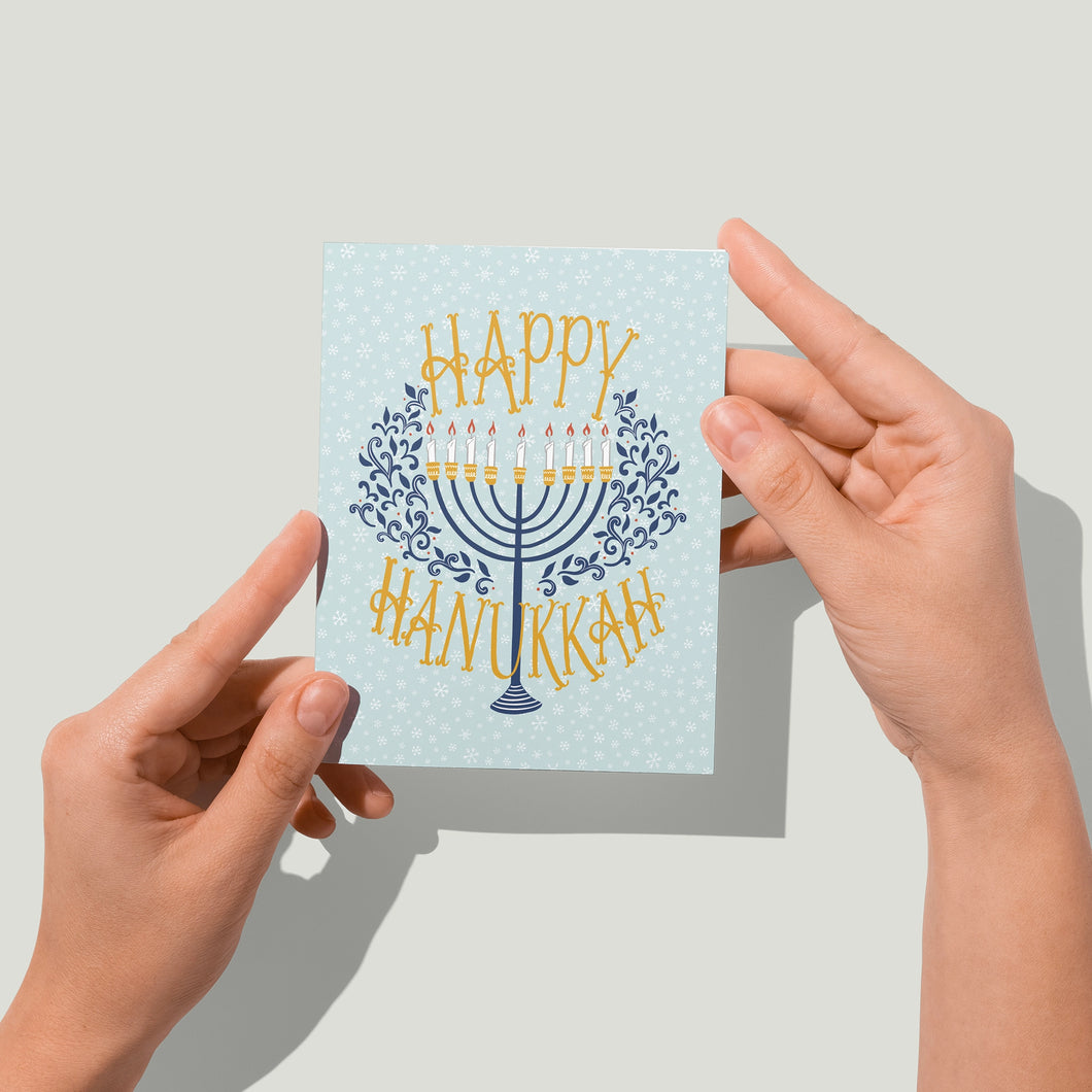 Greeting Card: Happy Hanukkah