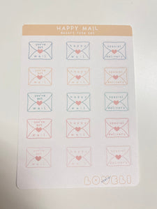 Sticker Sheet: Happy Mail