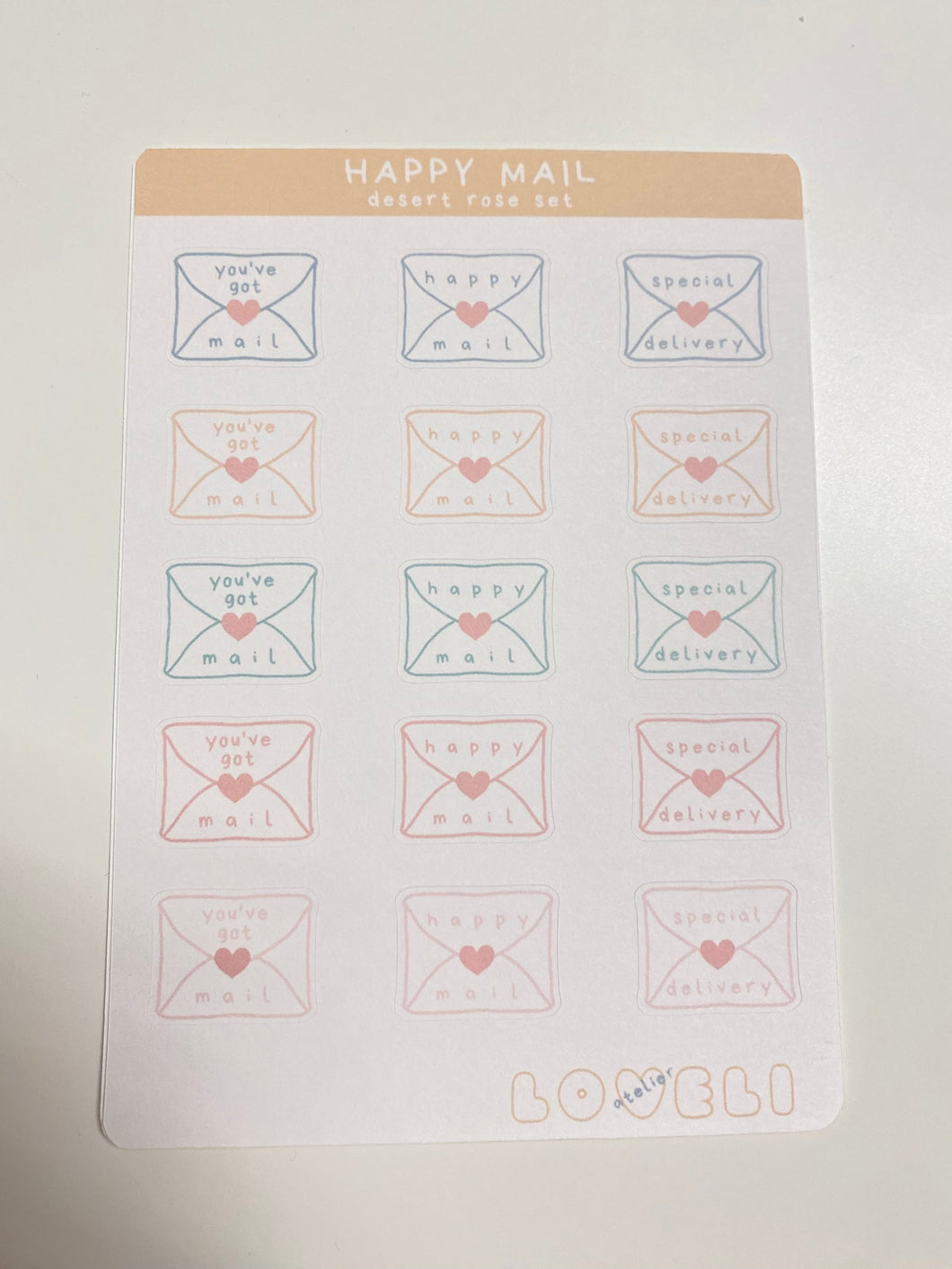 Sticker Sheet: Happy Mail