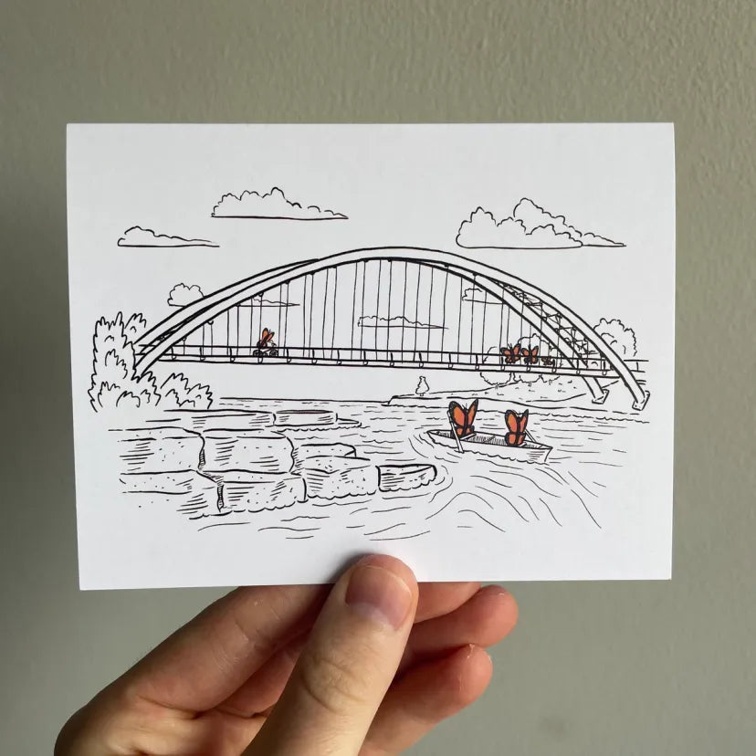 Greeting Card: Humber Bay Bridge