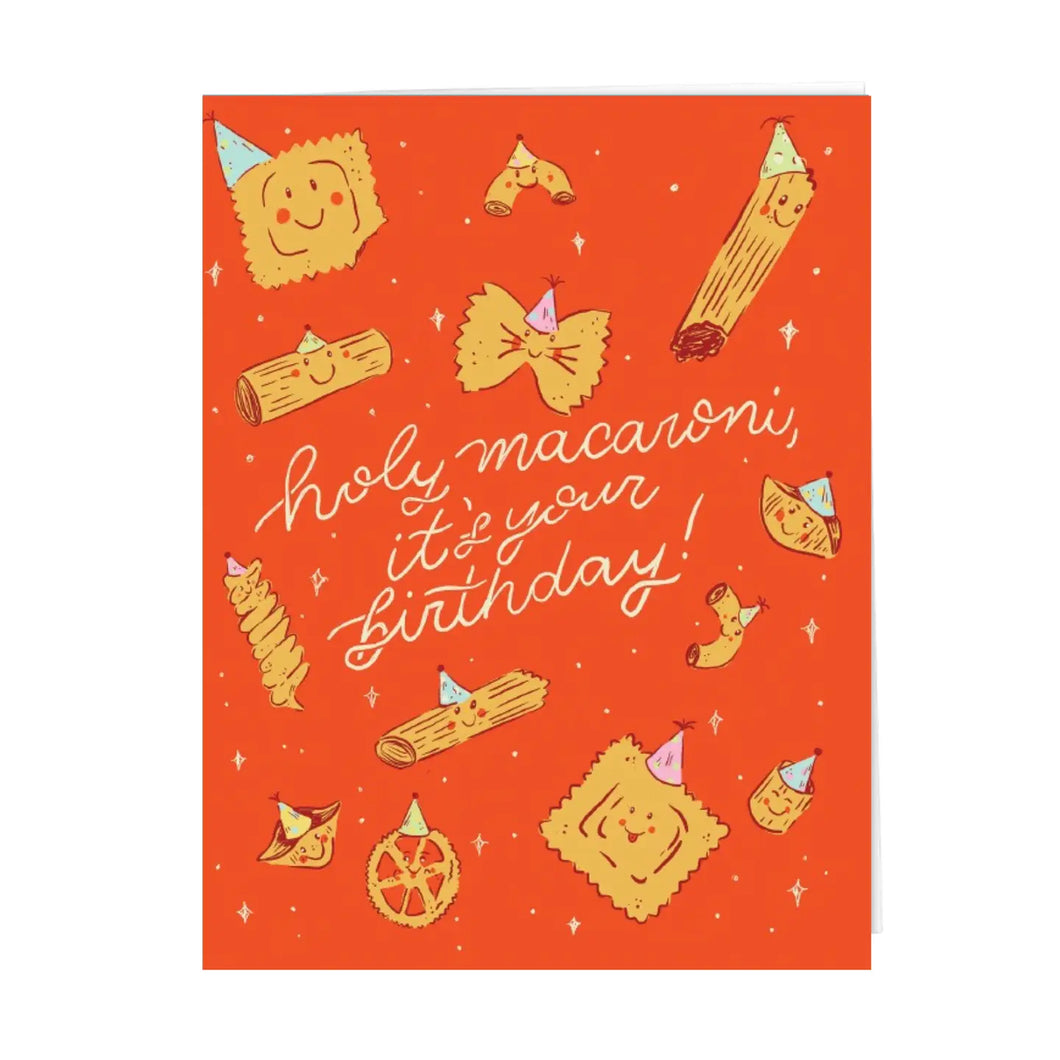 Greeting Card: Holy Macaroni