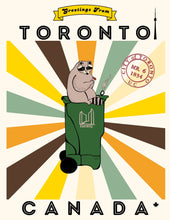 Load image into Gallery viewer, Postcard: Toronto Raccoon
