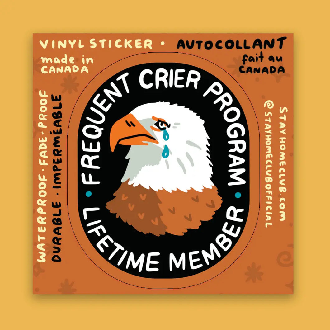 Sticker: FREQUENT CRIER