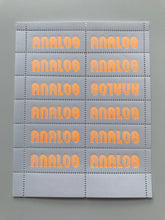 Load image into Gallery viewer, Decorative Stamps: ANALOG (ORANGE)
