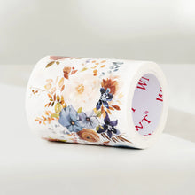 Load image into Gallery viewer, Washi Tape: Dusty Blue Florals -  Wide
