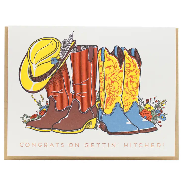 Greeting Card: Gettin' Hitched