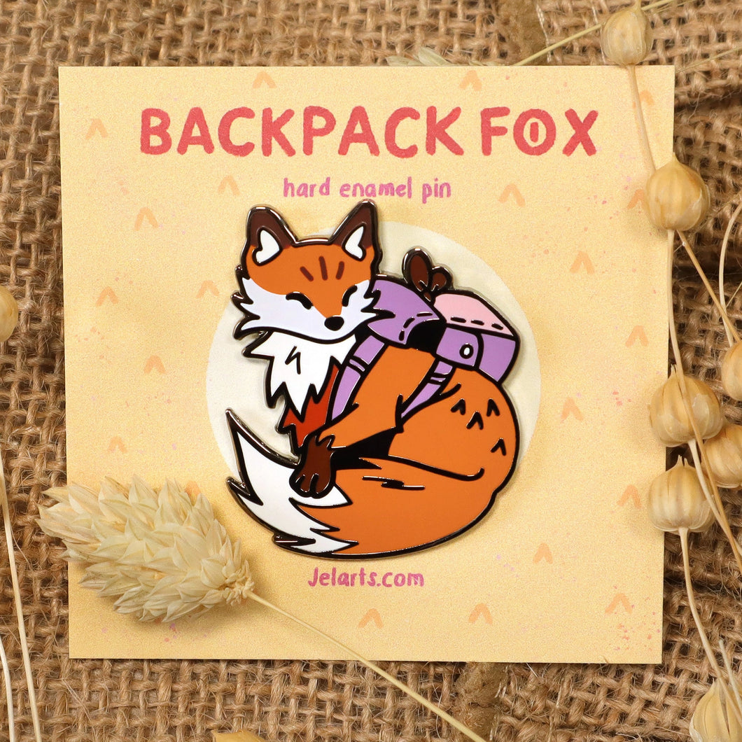 Pin: Backpack Fox