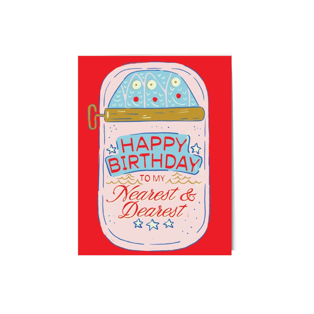 Greeting Card: Nearest & Dearest (Sardines)