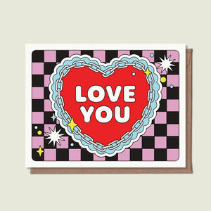 Greeting Card: Love You Heart