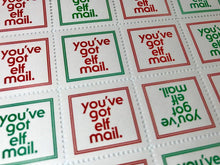 Load image into Gallery viewer, Decorative Stamps: YOU&#39;VE GOT ELF MAIL
