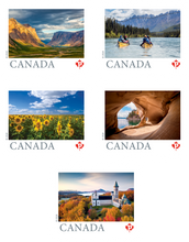 Load image into Gallery viewer, Canadian Postage: 2024 Domestic &quot;P&quot; Stamps - Far and Wide Landscapes
