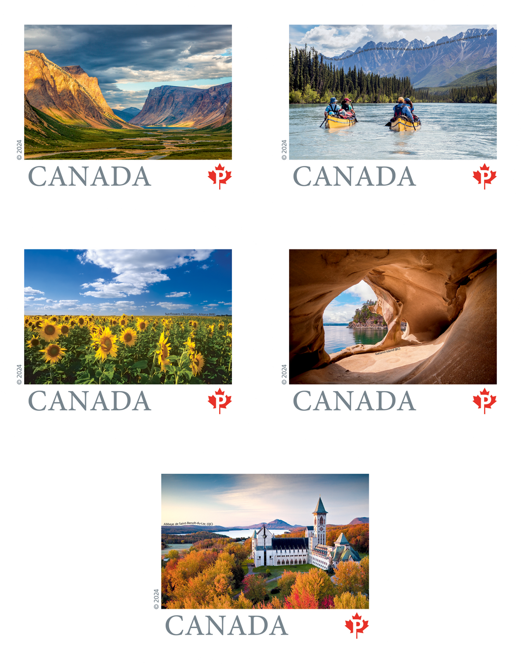 Canadian Postage: 2024 Domestic 