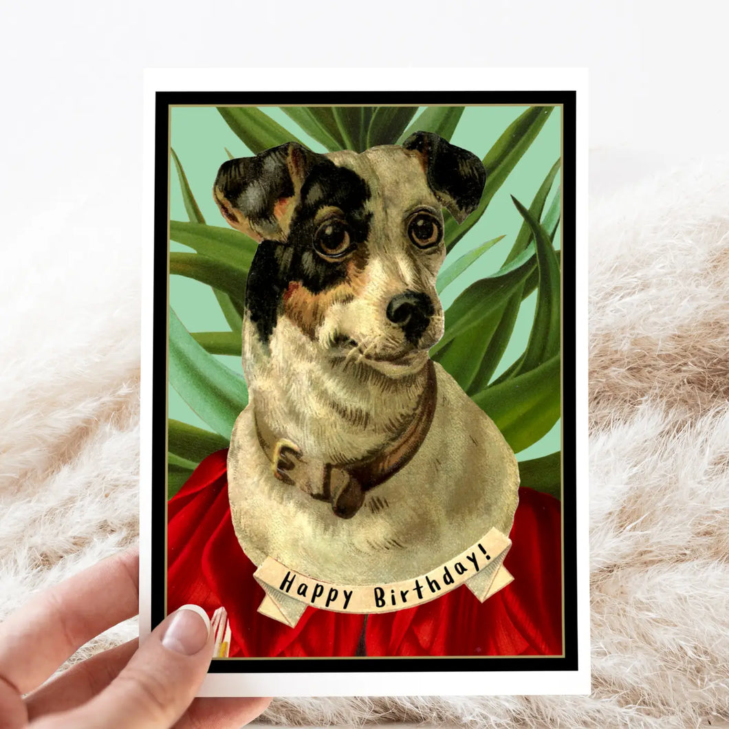 Greeting Card: Vintage Dog