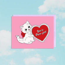 Load image into Gallery viewer, Greeting Card: You&#39;re Purrfect
