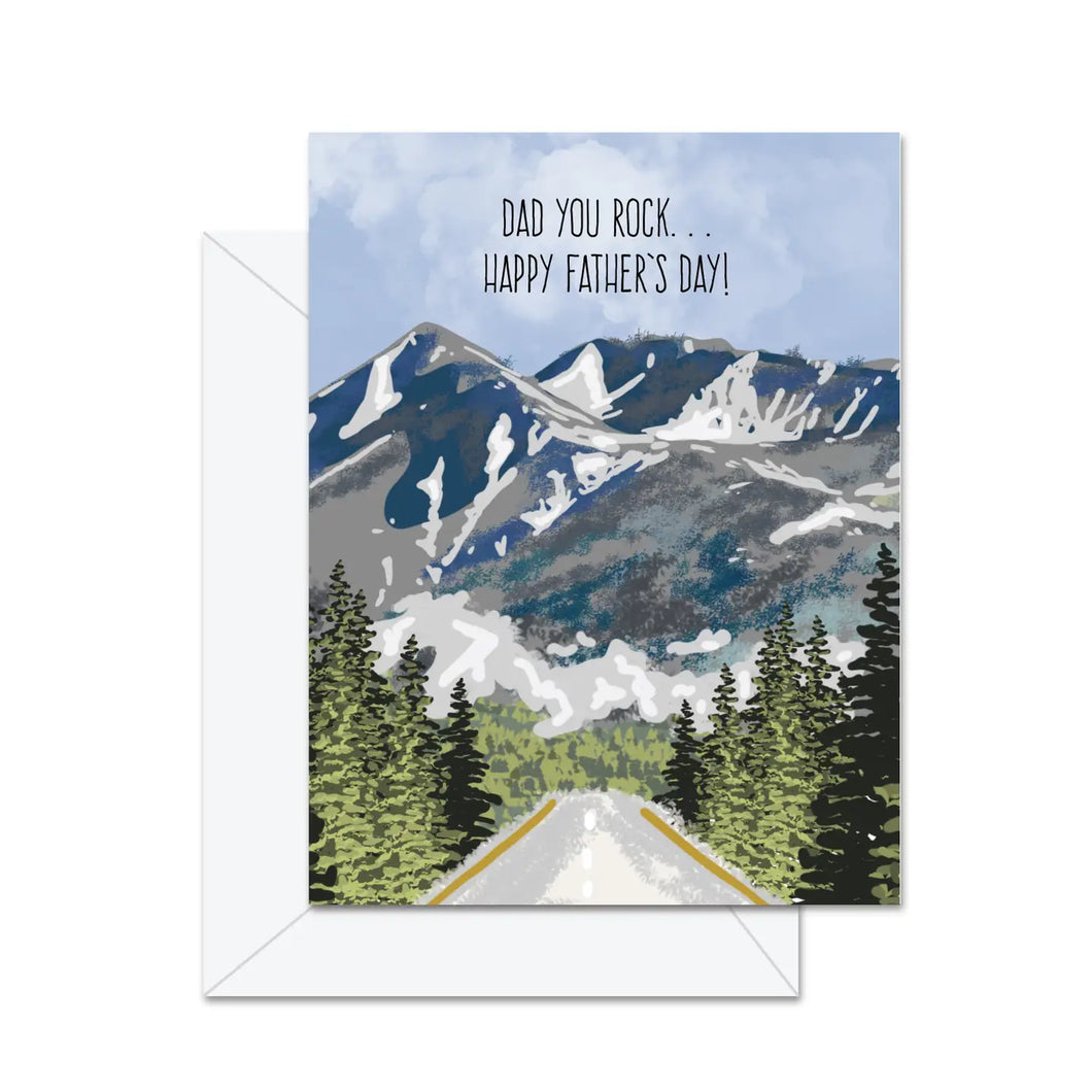 Greeting Card: Dad You Rock