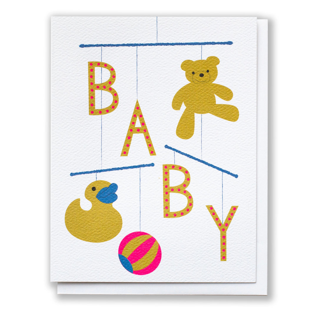 Greeting Card: Baby Mobile