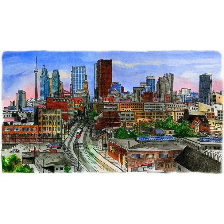 Postcard: Toronto Skyline From West