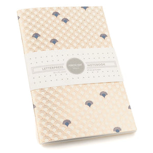 Mini Notebook: Foil Seigaiha