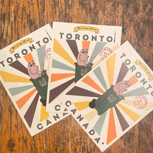 Postcard: Toronto Raccoon