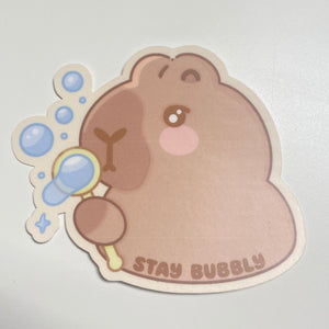 Sticker: Bubbly Capy