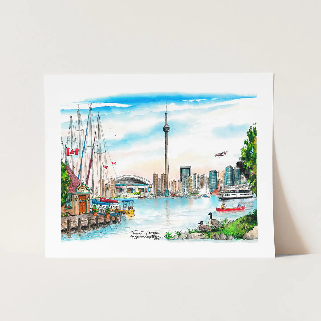 Print: Toronto Island (Horizontal)