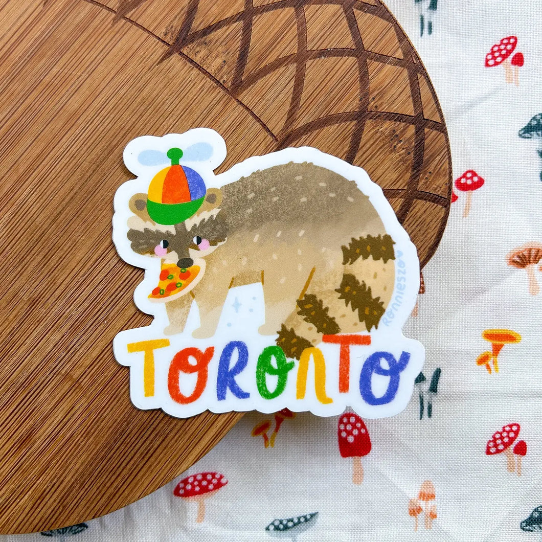 Sticker: Toronto Raccoon